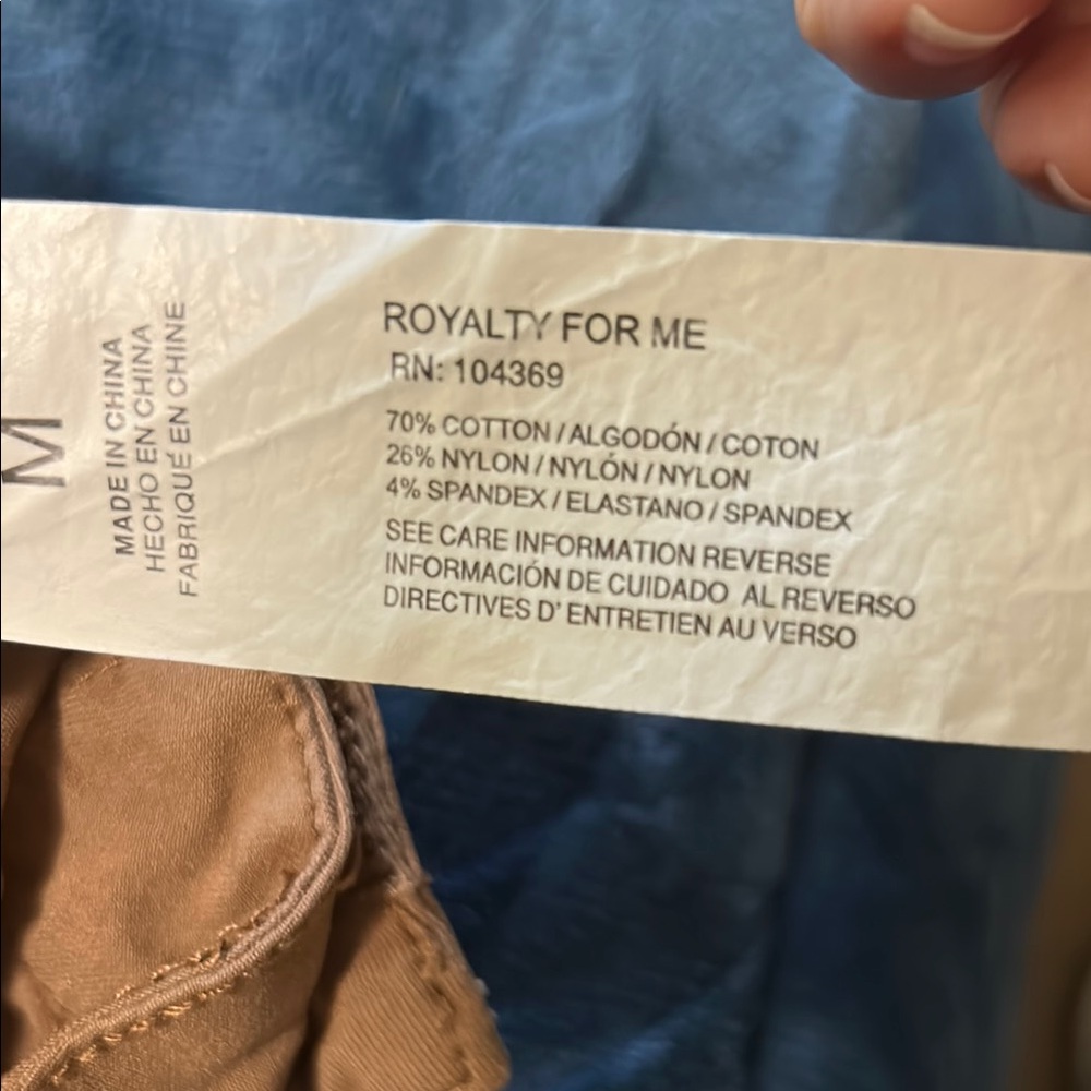 Royalty For Me Light Brown (Almond) Jeans - Picture 8 of 9